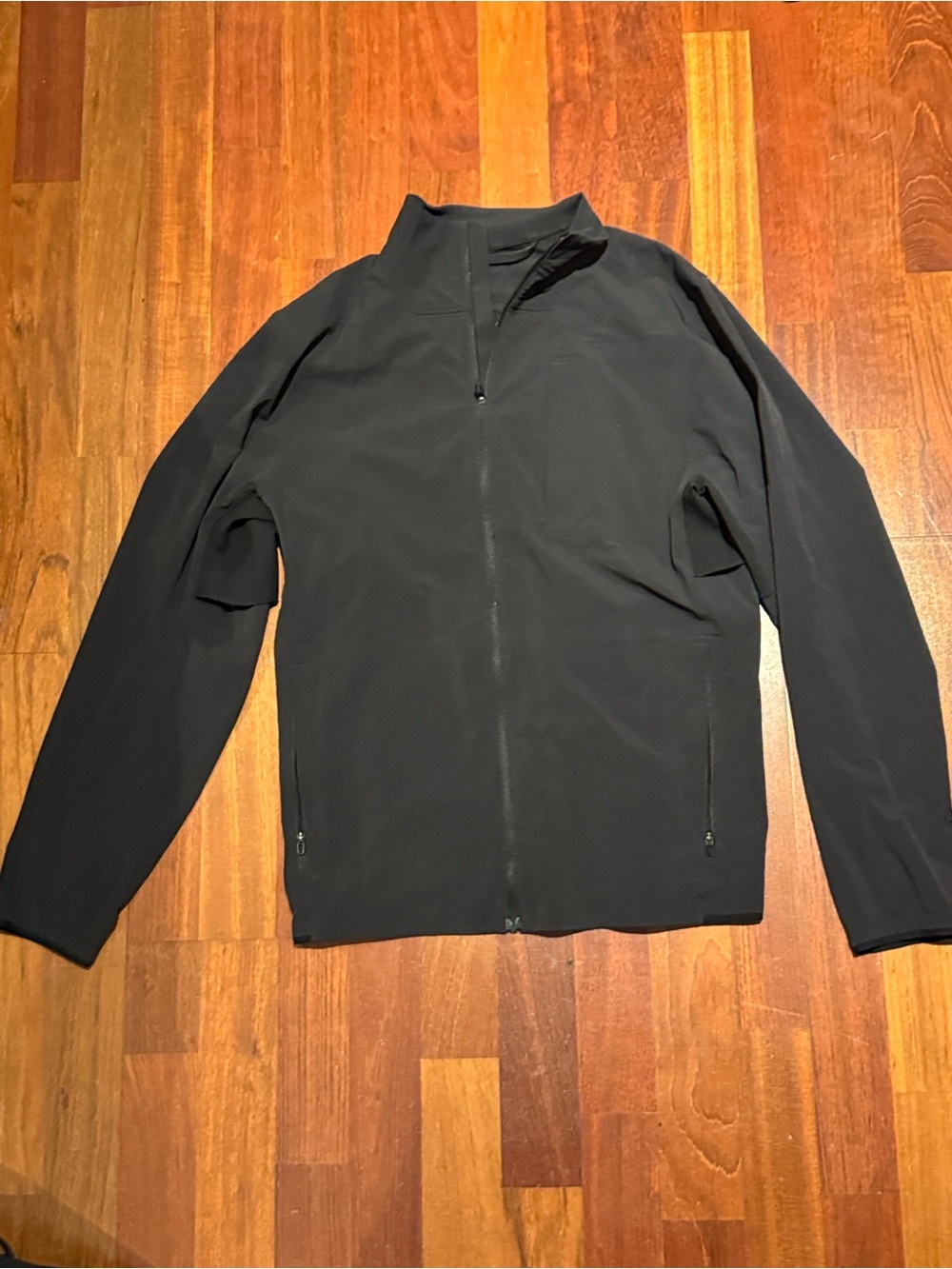 Mens' small black Lululemon tracksuit